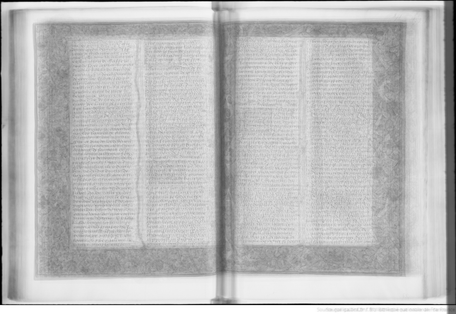 BNF Fr 138, full borders only (35 folios)