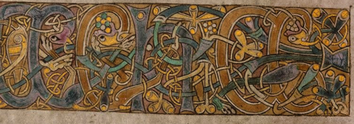 The Book of Kells, Trinity College Dublin, Ms. 58, fol. 19v